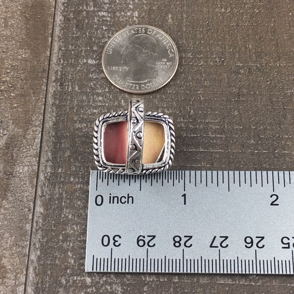 Mookaite Imperial Jasper Stone Ring Size 8 - Picture 10 of 10